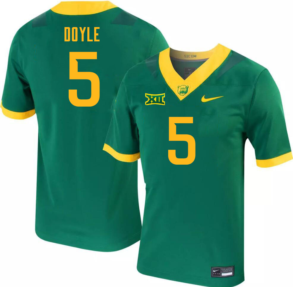 Men-Youth #5 Dillon Doyle Baylor Bears 2023 College Football Jerseys Stitched-Green